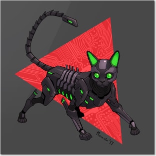 Cyborg Devon Rex Posters and Art